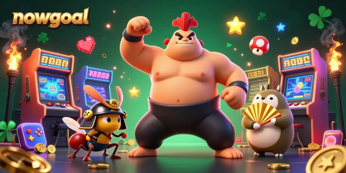 Experience the thrills of nowgoal with dynamic sports betting visuals and engaging characters.