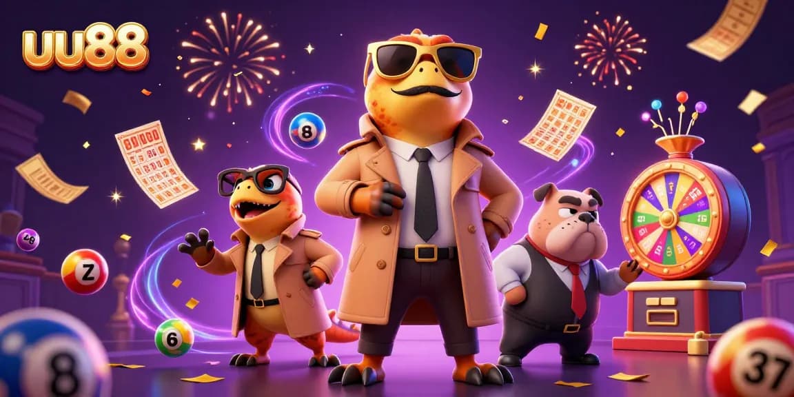 Experience the excitement of uu88 with raptors in a trench coat trying to enter a VIP casino lounge amidst vibrant casino elements.