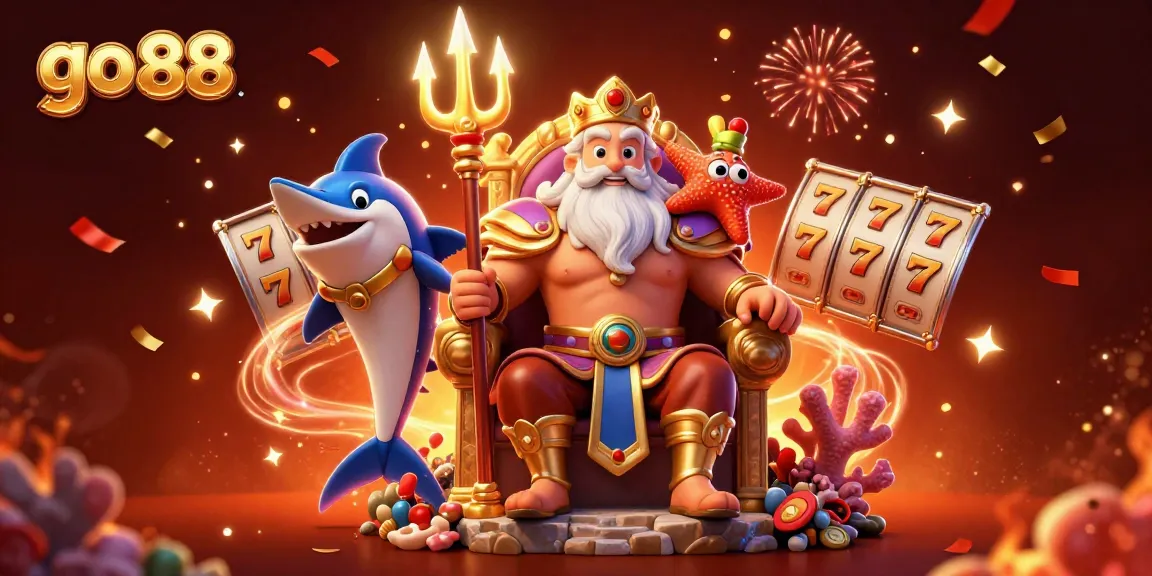 Experience exciting gameplay at go 88 with the dynamic sea king and vibrant casino elements.