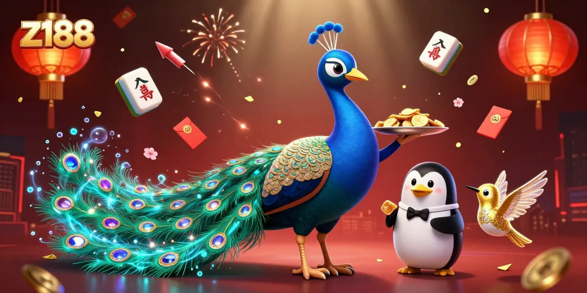 Engage in thrilling gameplay at z188 with dazzling casino characters in a vibrant setting.