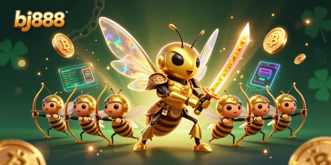 Experience the thrilling action at bj888 with colorful characters and arcade-style elements in a dynamic casino setting.