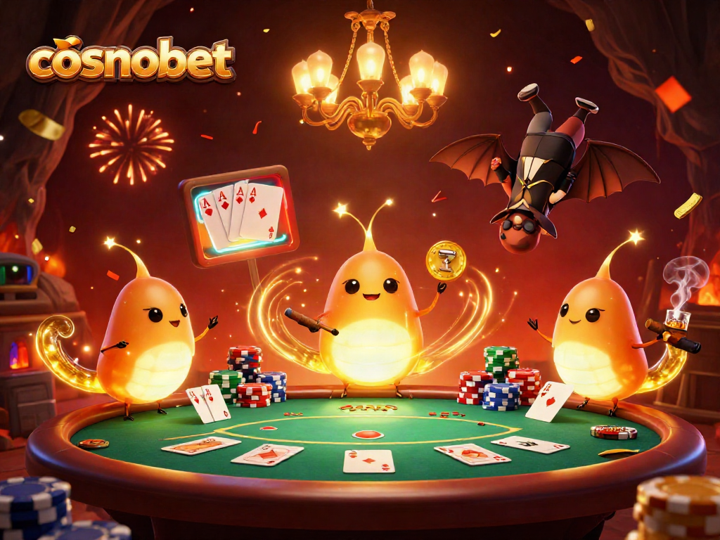 Experience exciting gaming moments at cosmobet with vibrant glowworms lighting the casino
