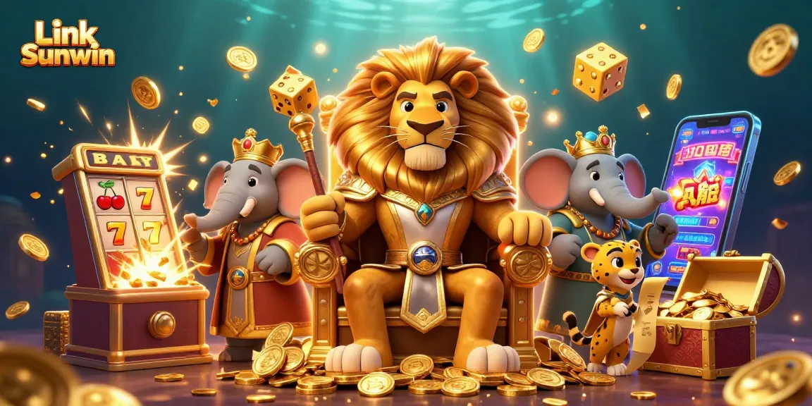 Feel the thrill of Link Sunwin as the lion king dominates the casino scene with excitement!