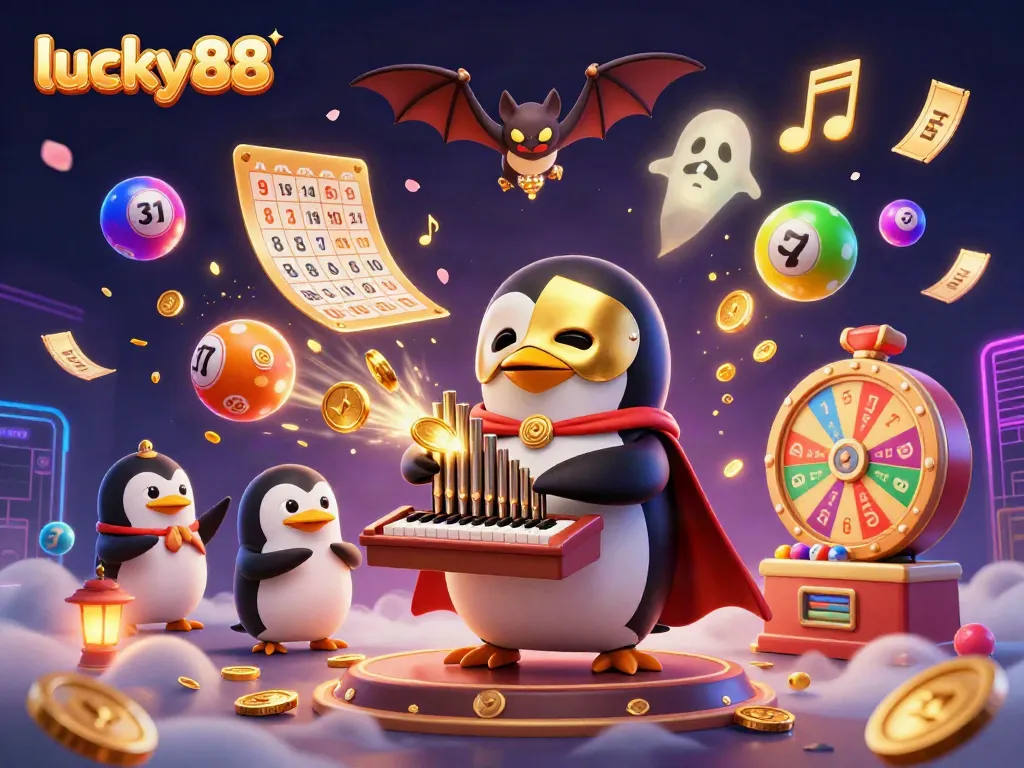 Experience thrilling gameplay at lucky88 with cartoon characters and dynamic casino elements.