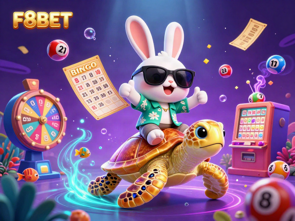Play exciting games at F8BET with vibrant underwater themes and dynamic lottery elements.