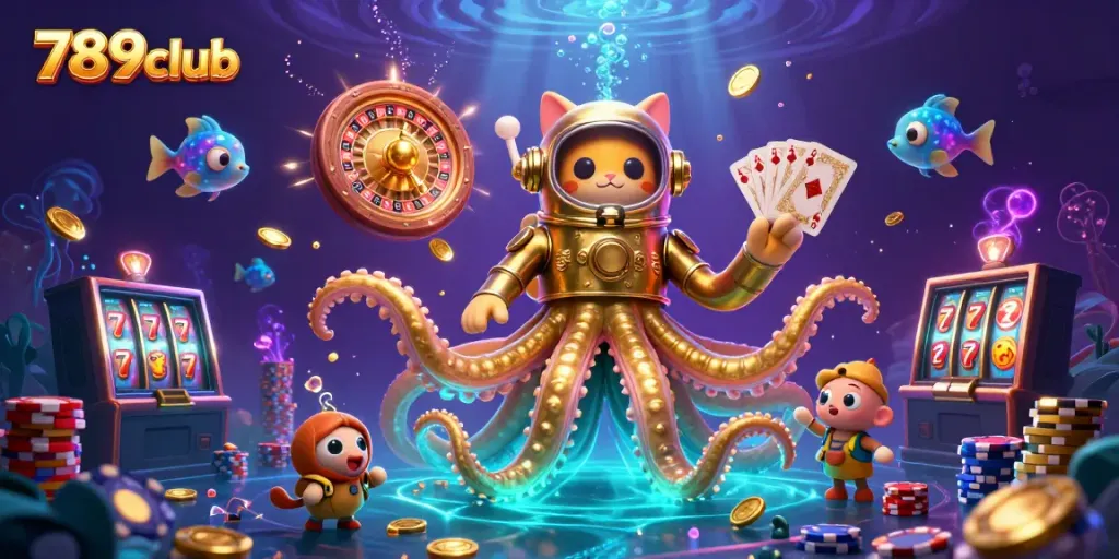 Experience thrilling gameplay at 789club with a vibrant scene full of treasure and excitement.