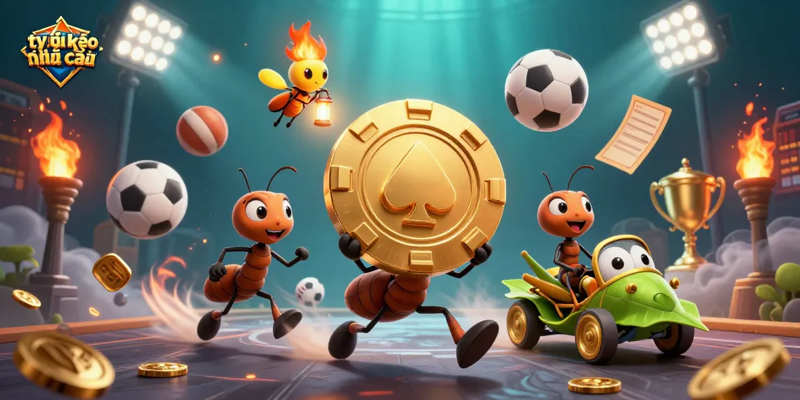 Experience the excitement of tỷ lệ kèo nhà cái with a fun team of ants on a heist.