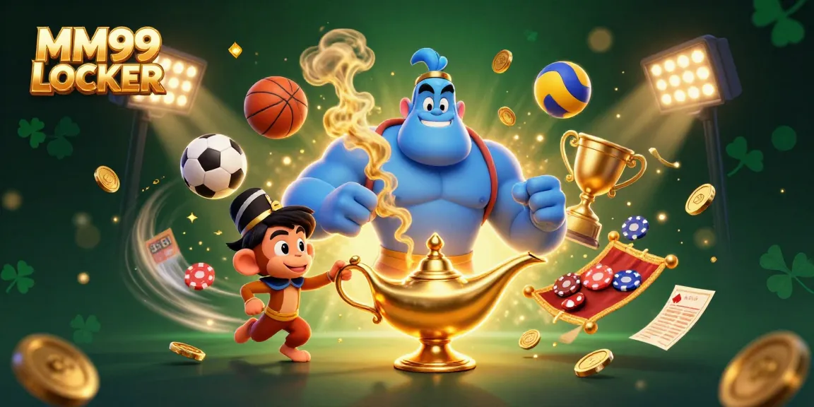 Engage with MM99 LOCKER while discovering a vibrant 3D casino world filled with dynamic sports elements.