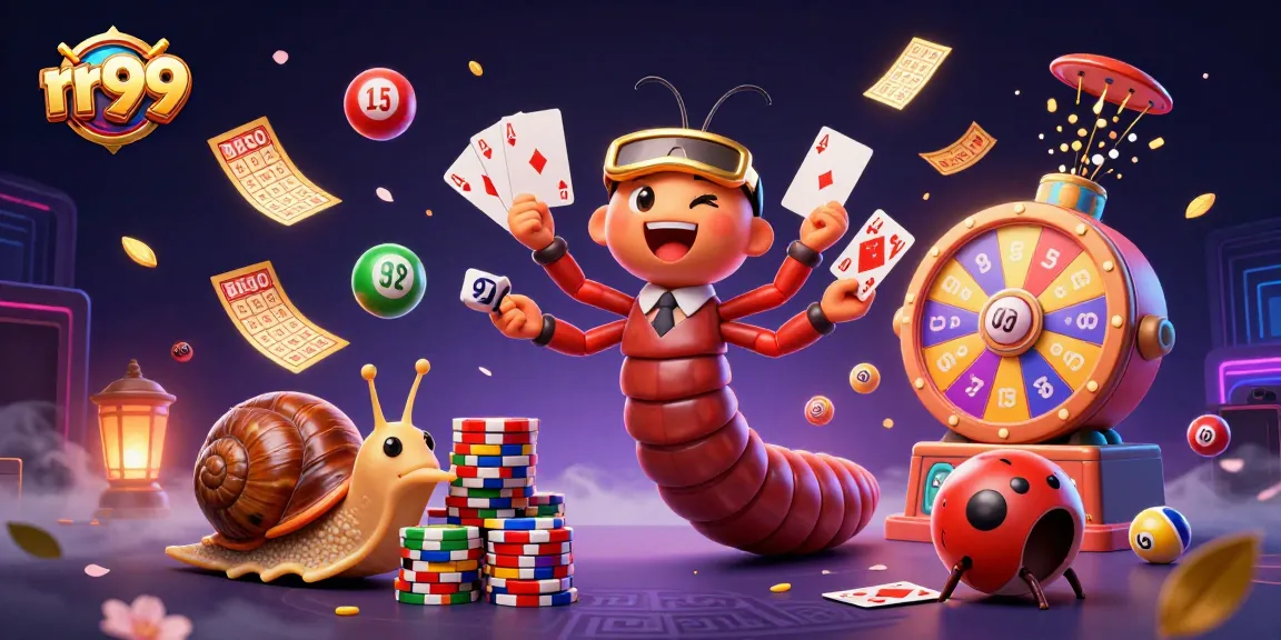 Engage in thrilling gaming with rr99 through vibrant characters and exciting casino elements.