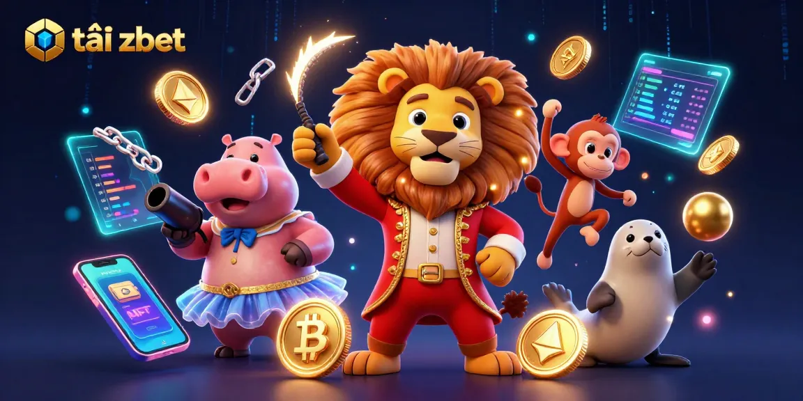 Engage in thrilling gameplay as you tải zbet and enjoy animated characters in a dynamic casino scene.